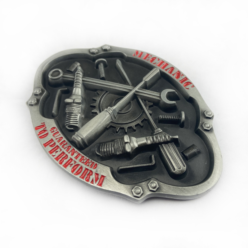 BULLZINE övcsat ötvözetből, sima csat, nyugati cowboy-stílus, kültéri szabadidős használatra