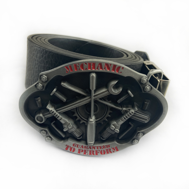 BULLZINE övcsat ötvözetből, sima csat, nyugati cowboy-stílus, kültéri szabadidős használatra