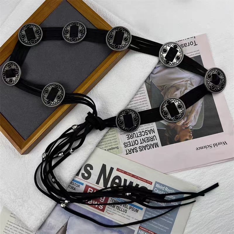 Lanac za struk s resicama - Etnični stil, legirani nakit, mogućnost prilagodbe, Ni Qi Jewelry, ljeto 2024