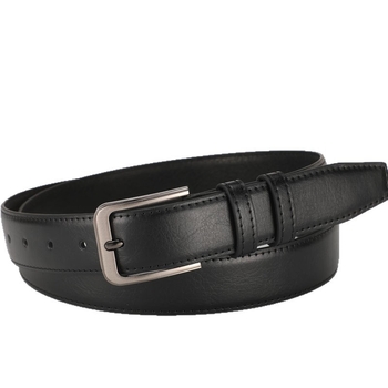 Remen - Unisex PU remen s ovalnom sponom od legure, kopča s iglom, širina 2-4 cm