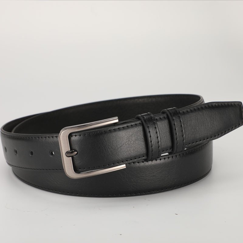 Remen - Unisex PU remen s ovalnom sponom od legure, kopča s iglom, širina 2-4 cm