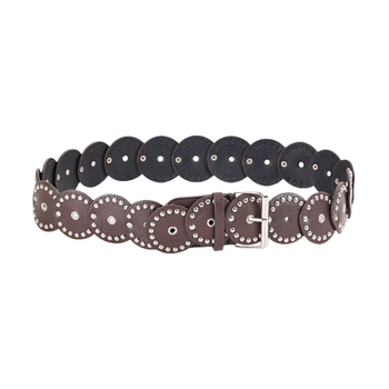 Remen od PU kože, spona od legure, kopča s iglom, debeli široki stil (>4 cm), svjež i sladak dizajn