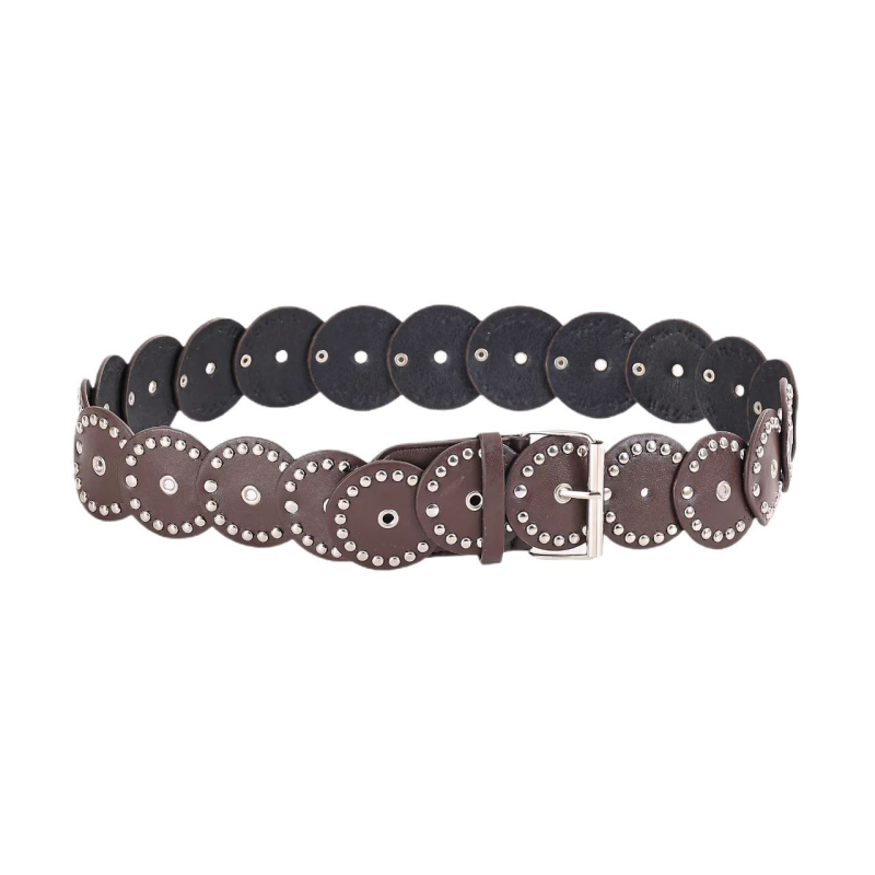 Remen od PU kože, spona od legure, kopča s iglom, debeli široki stil (>4 cm), svjež i sladak dizajn