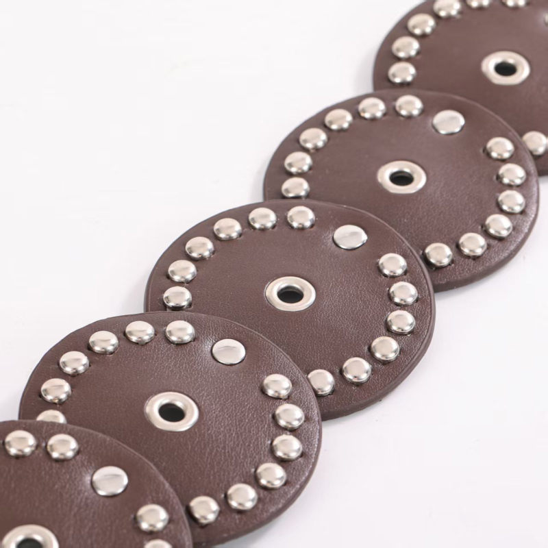 Remen od PU kože, spona od legure, kopča s iglom, debeli široki stil (>4 cm), svjež i sladak dizajn