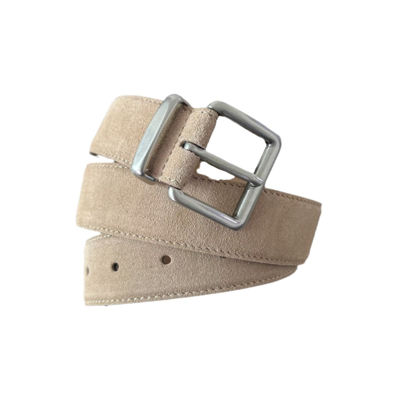 Kožni pojas od prave kože, vintage minimalistički INS stil, mercerizirana nubuk koža, kopča s pinom, širina 2–4 cm, podrijetlo Foshan