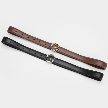 Ženski kaiš od umjetne kože, glatka kopča od legure, srednja širina 2–4 cm, stil: svestran, elegantan, jednostavan, lagani luksuz