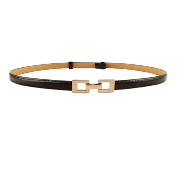 Öv csattal ruhákhoz, pulóverekhez és kabátokhoz – PU leather, csattal: Alloy, zárás: snap button, szélesség <2 cm, stílus Street, Niche, Insp style