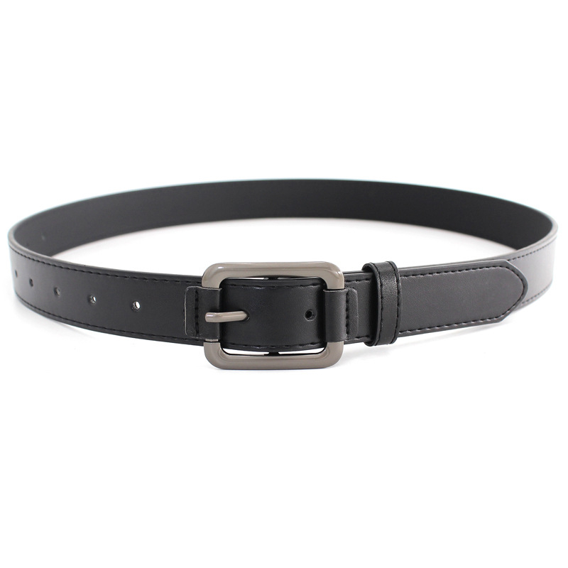 Unisex pojas s japanskom kopčom, ins stil, umjetna koža, kopča od legure, širina 2-4 cm