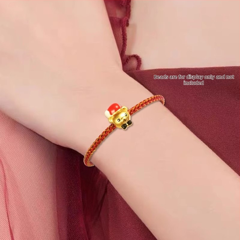 Brățară minimalistă unisex cu cataramă mată și frânghie din sârmă impermeabilă, electroplacată, origine Dongguan