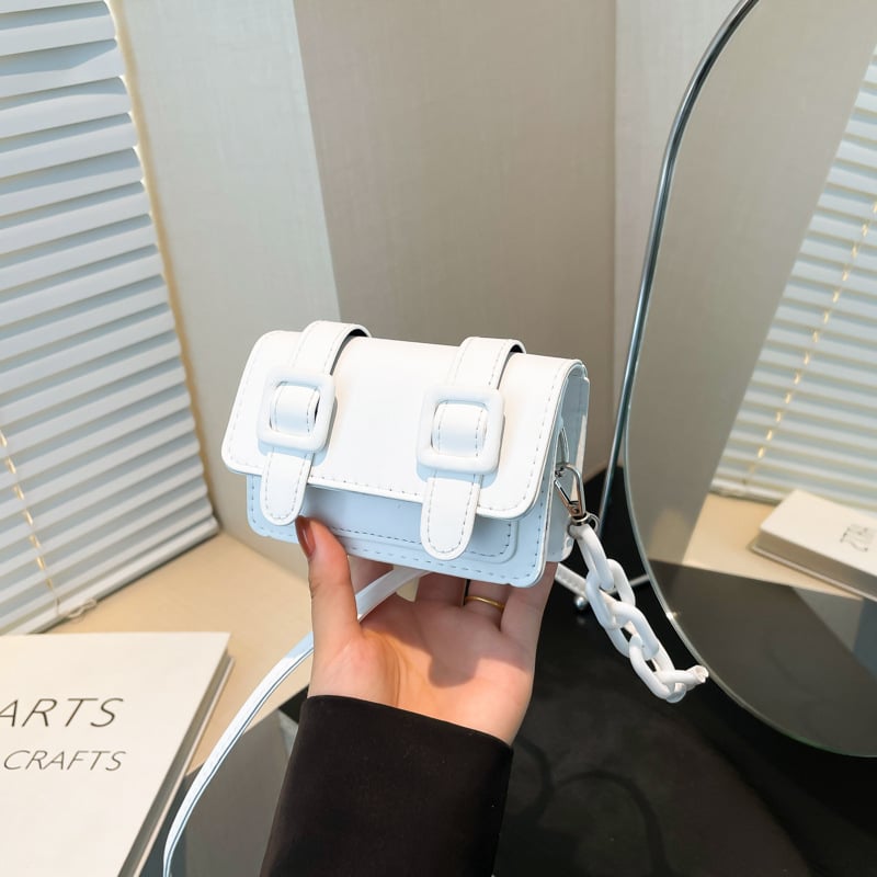 PU Cambridge táska, utcai trend, horizontális négyszög alakú, keresztpántos mágneszárral