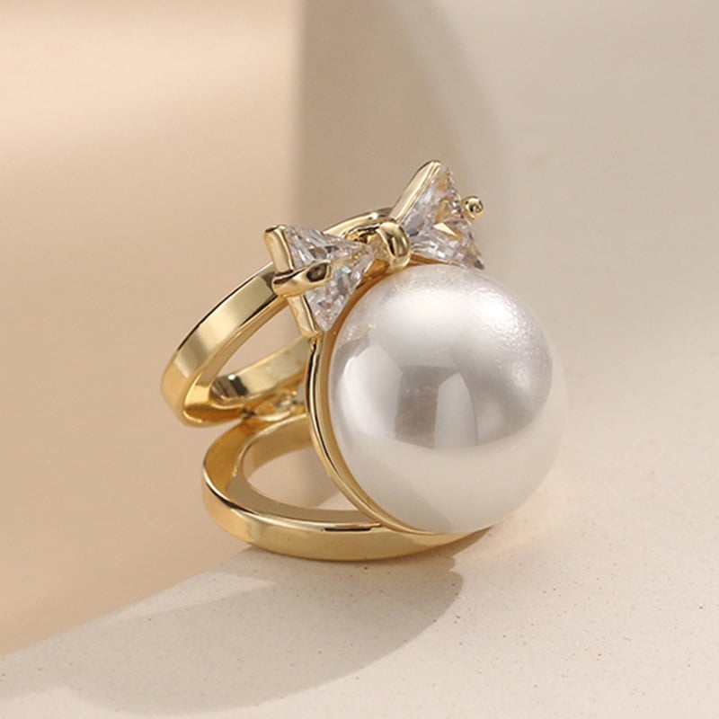 Bakrena kopča za šal – minimalistički ženski dizajn, mašna, cirkonij uložak, elektroplatiranje, izdanje jesen 2024