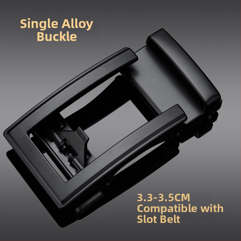 Мъжка автоматична закопчалка за колан от сплав, правоъгълна форма, бизнес стил