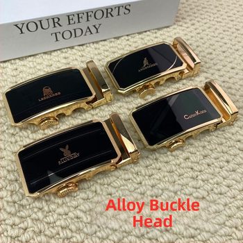 Automatinė diržo sagtis — cinko lydinys, stačiakampio formos, vyrams, verslo stilius