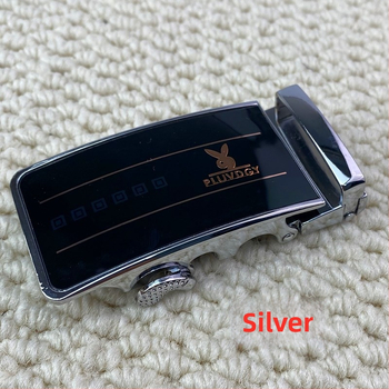 Automatinė diržo sagtis — cinko lydinys, stačiakampio formos, vyrams, verslo stilius