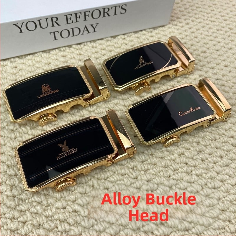 Automatinė diržo sagtis — cinko lydinys, stačiakampio formos, vyrams, verslo stilius