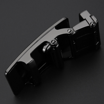 Vyrams skirta automatinė glotni plokštelės sagtis diržui, iš lydinio