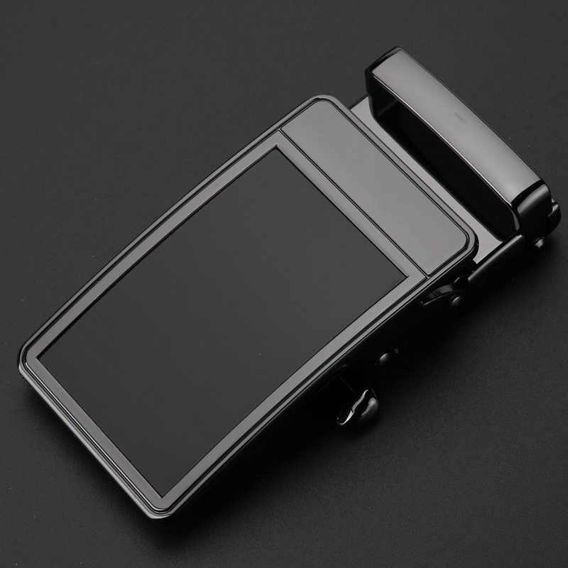 Vyrams skirta automatinė glotni plokštelės sagtis diržui, iš lydinio