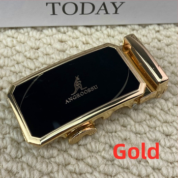 Automatinė diržo sagtis iš lydinio, stačiakampio formos, skirta lauko naudojimui, verslo stilius.