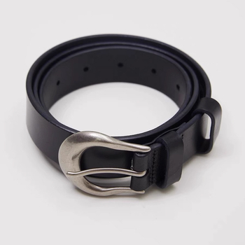 Duben дамски колан от естествена кожа, първи слой телешка кожа, катарама от сплав, закопчаване с щифт, стил бизнес и елегантен, пролет 2023
