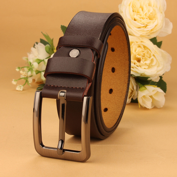 Curea din piele naturală, piele de vită cu două straturi, cataramau din aliaj, lățime 2–4 cm, stil business, versatil