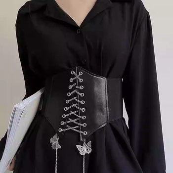 PU josta viduklim sievietēm, pieaugušām, IN stilā, visu sezonu