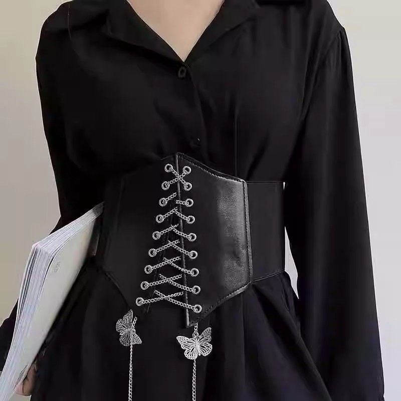 PU josta viduklim sievietēm, pieaugušām, IN stilā, visu sezonu