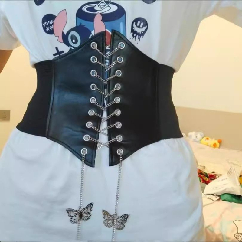 PU josta viduklim sievietēm, pieaugušām, IN stilā, visu sezonu