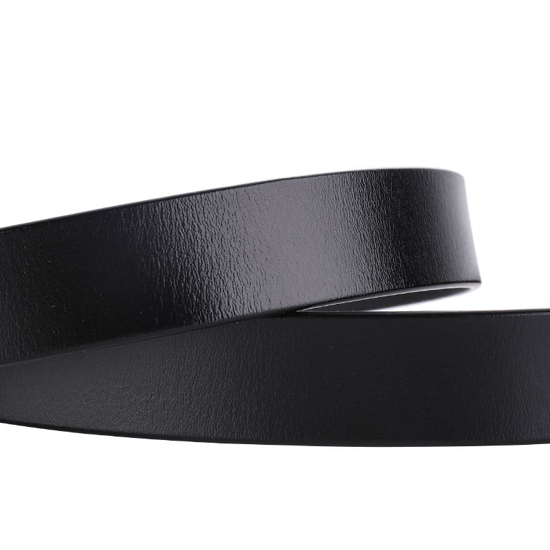 Дамски колан от естествена кожа, двуслоен телеши кожен, катарама от сплав с пин, ширина 2–4 cm