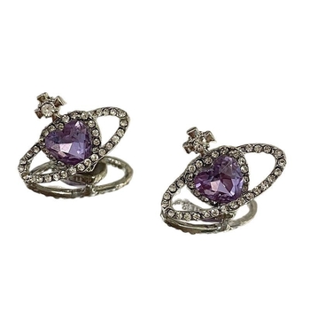 Сърцевидна огърлица с имитационни перли, диамантна обработка, медна висулка