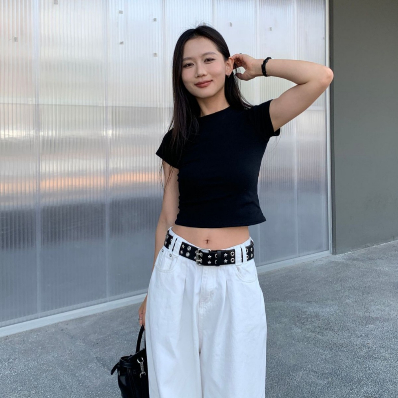 Женски колан – PU кожа, катарама от сплав, закопчаване с щифт, стил: ръчно рисуван уличен хип-хоп панк