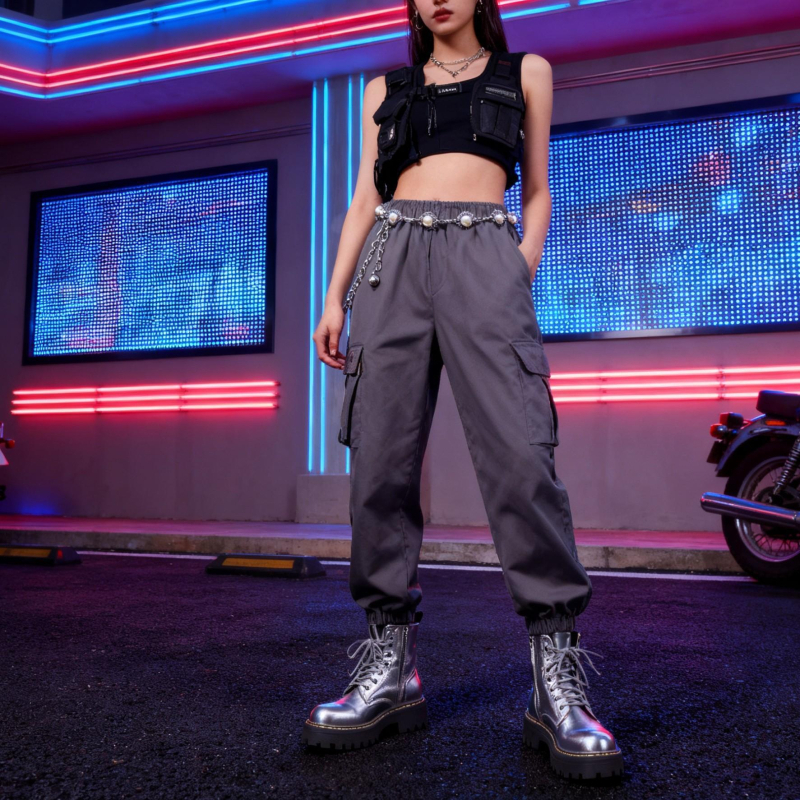 Метална поясна верига с перлено цвете и блестящи диаманти, за жени, на склад, персонализация налична