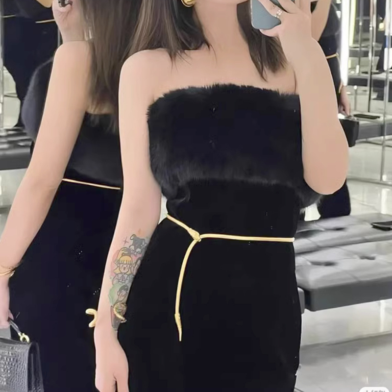 Unisex metalni kaiš za struk u obliku zmije, s glavom zmije, duljina 80–100 cm, stil piste