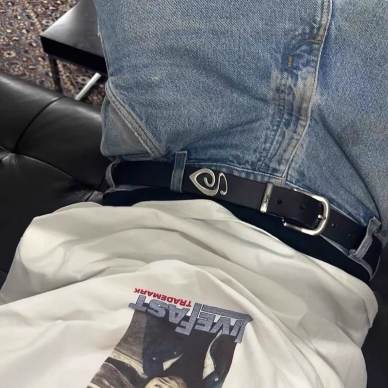 Pojas za odjeću — casual stil, širina 2-4 cm, spona od legure, zatvaranje pinom, proljeće 2025