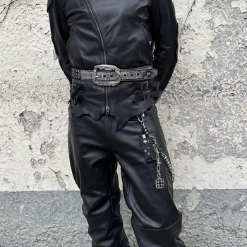 Ženski Vintage Punk Y2K kaiš — PU koža, metalna kopča od željeza, kopča s klinom, debeli stil (>4 cm), ljeto 2025