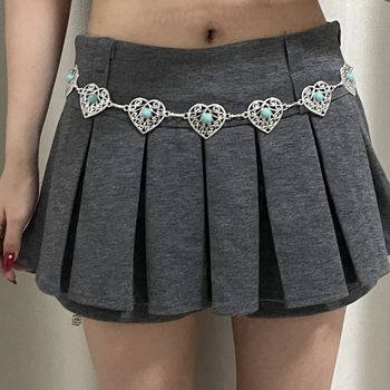 Метален колан за талия - женски, всесезонен, пускане през лято 2025, модерен стил