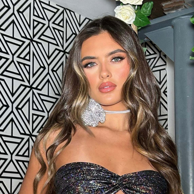 Вратовръзка-панделка за яка с кристални камъни, GC269, ръчна изработка, пластмаса