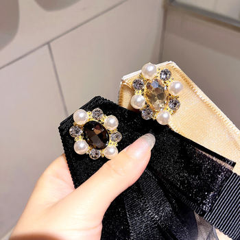 Ovratnik cvijet mašna za žene, korejski stil, saten završna obrada, plosni vrh, monokromni materijal (standardna širina mašne, saten završna obrada, plosni vrh, žena, korejski stil)