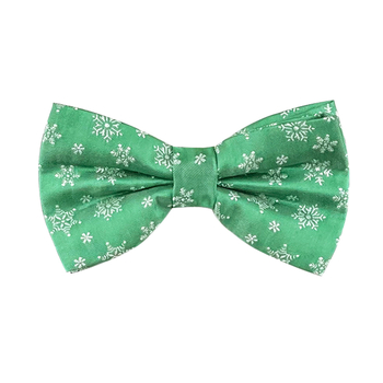 Papion s uzorkom snježne pahulje, unisex, poliester satin, tisak, prilagodljivo