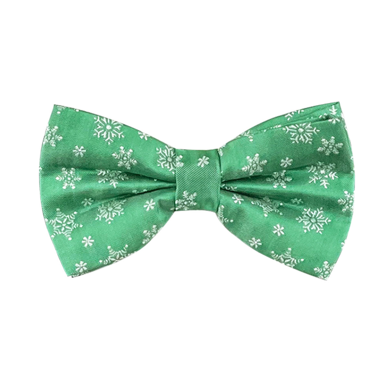 Papion s uzorkom snježne pahulje, unisex, poliester satin, tisak, prilagodljivo