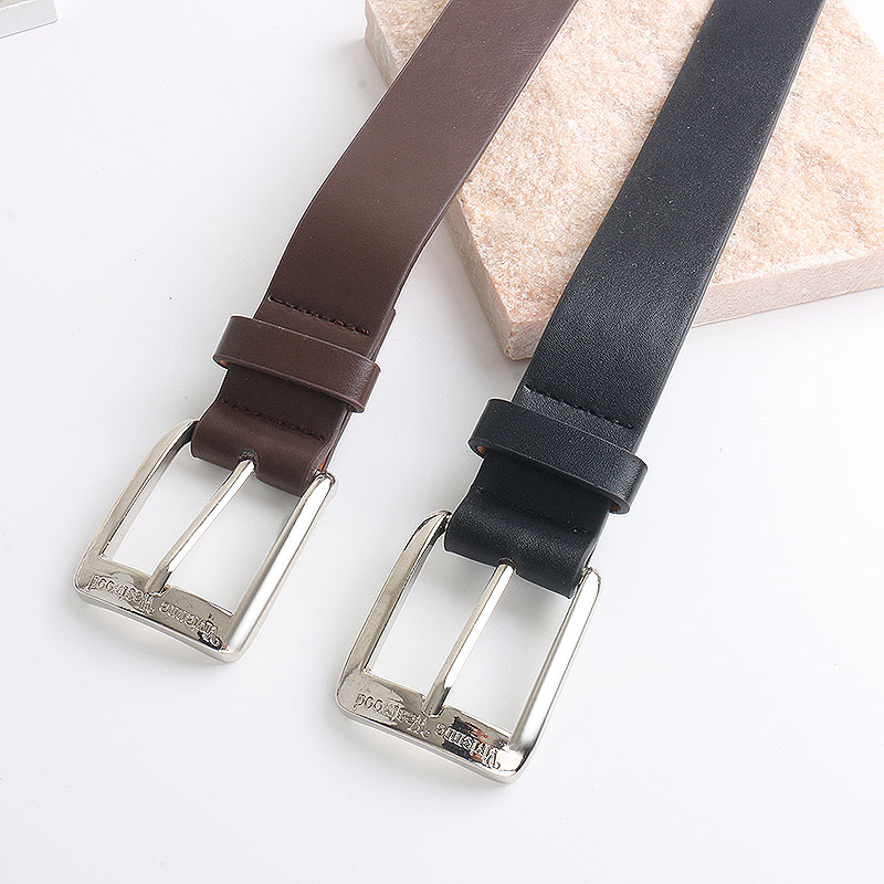 Remen od PU kože — unisex, Saturn inspiriran dizajn, spona PU/imitacijske kože, kopča s pin mehanizmom