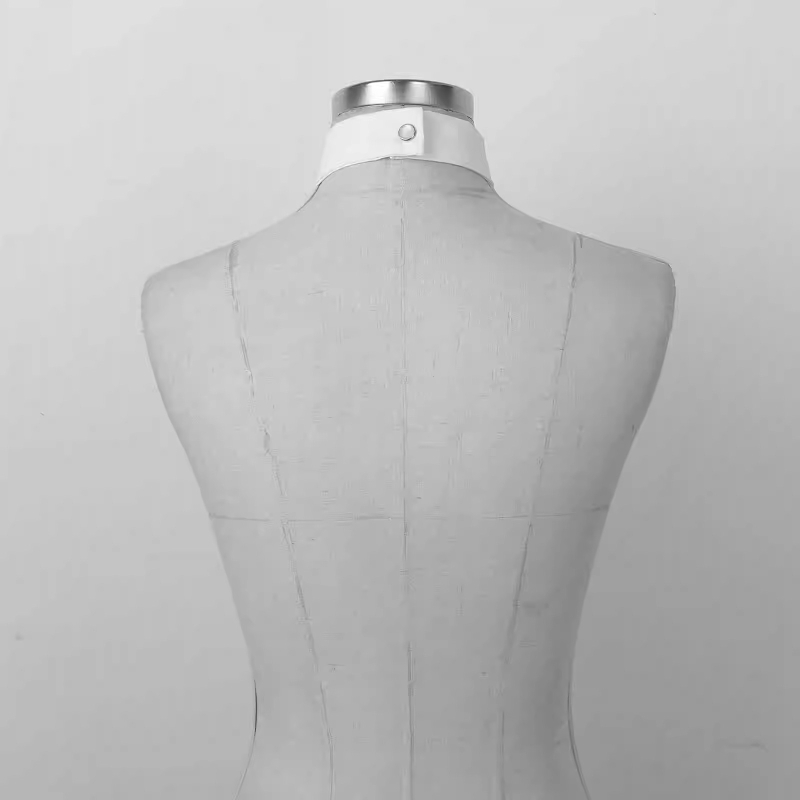 Дамска яка с цвете и панделка - Vintage стил, полиестерова подплата, принт обработка, лято 2025