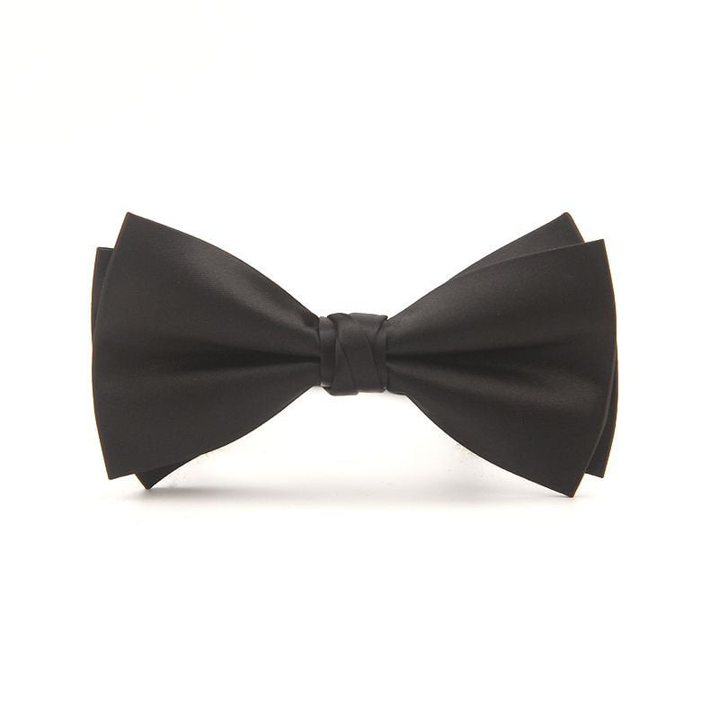 Vestuvinis papionas, Korėjos stiliaus, strėlinio tipo dizainas, įprastas plotis, poliesterio audinys