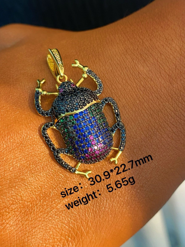 Colier Balance Jewelry cu pandantiv geometric din cupru – placare electrolitică, design original, vara 2025