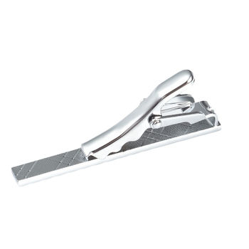 Комплект маншетни копчета с меден мрежест метален клип за яка, геометричен дизайн за мъже, електроплатиран финиш, персонализируем