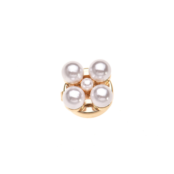Копчета за ръкавели за дами – корейски стил, сплав, марка Rich Color, с перлен детайл, персонализируеми