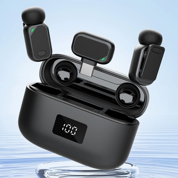 Mini6 bežični lavalier mikrofon za video prijenos uživo – Bluetooth 5.0, 20 Hz–20 kHz, SNR ≥75 dB, ugrađena baterija 300–500 mAh, trajanje baterije 6–8 h