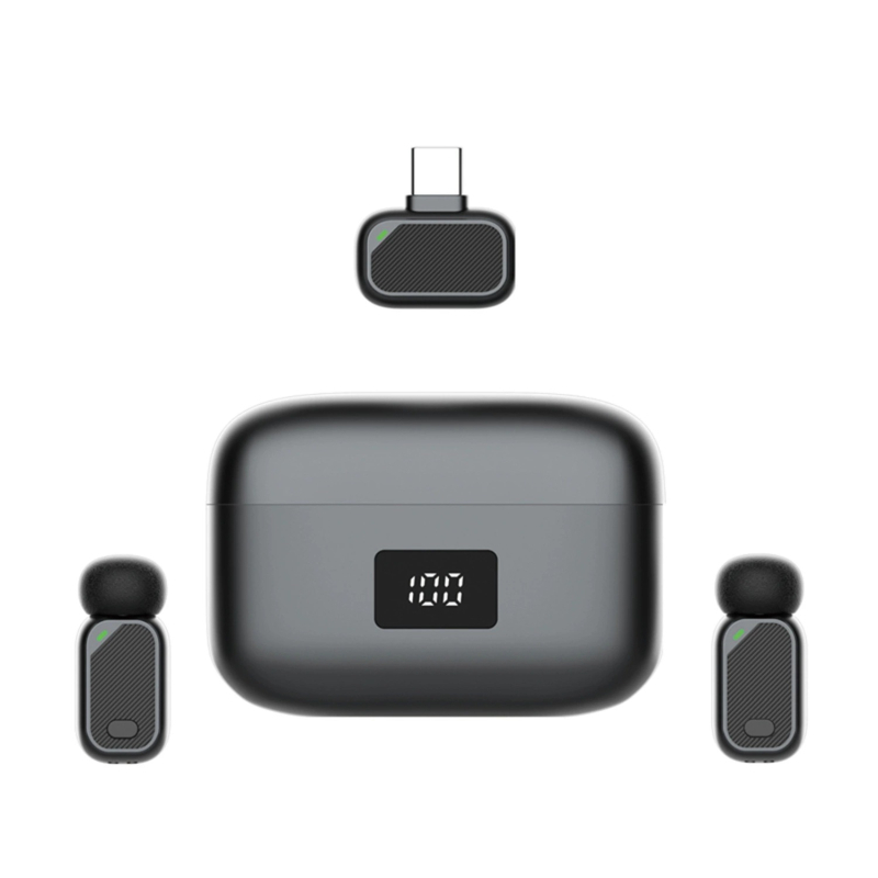 Mini6 bežični lavalier mikrofon za video prijenos uživo – Bluetooth 5.0, 20 Hz–20 kHz, SNR ≥75 dB, ugrađena baterija 300–500 mAh, trajanje baterije 6–8 h