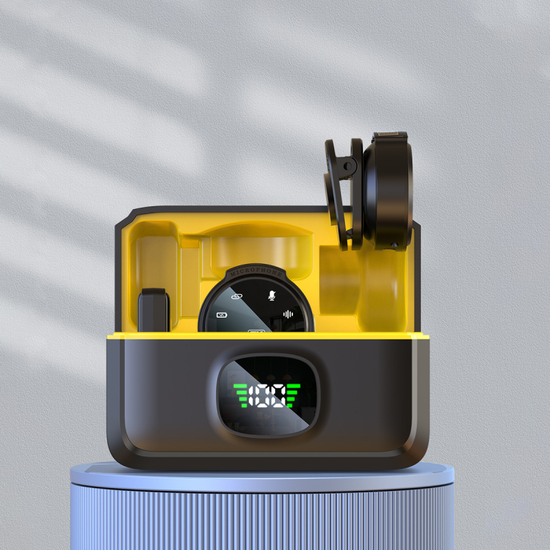 Káblový lavalier mikrofón, model J6, 20 Hz–20 kHz, SNR ≥70 dB, vstavaná batéria 500–800 mAh, výdrž batérie 6–8 hodín