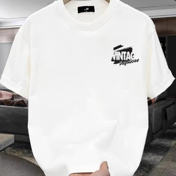 Vaikų T-shirt su sunkia amerikietiška stilistika, trumpomis rankovėmis ir kaklaraiščių klipu