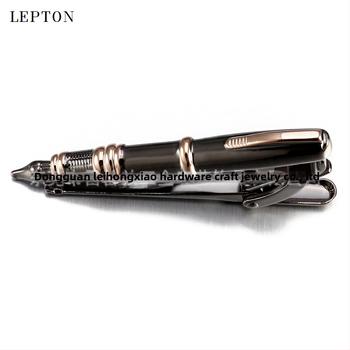 Kaklaraiščio segtukas, varis, 14k auksu dengimas, elektroplėtra, vyriškas stilius, žvaigždės ir apykaklės gėlių dizainas